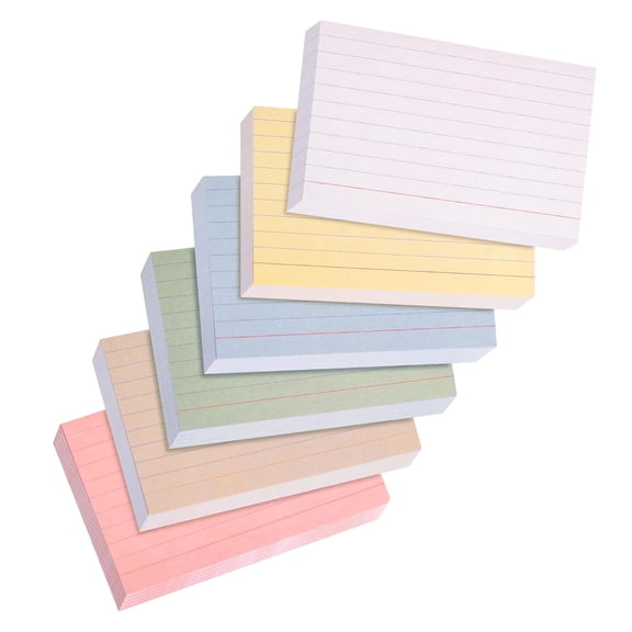 Pxyqht 300 Pack Lined Note Cards for youth Office Study Thick Paper Multi-Purpose Flashcards Ideal for Notes Meetings Recipes