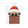 thumbnail image 5 of Feancey On Sale Men's Ugly Christmas Sweatshirt 2025 Holiday Casual Crewneck Funny Sweatshirts Xmas Funny Santa Claus Graphic Pullover Tops White XL, 5 of 5