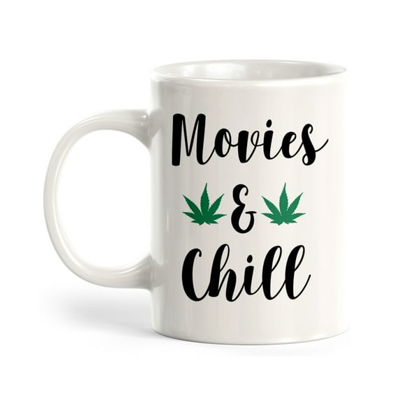 Movies & Chill 11oz Plastic Coffee Mug