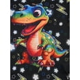 thumbnail image 3 of QEFJNO 3-12Y Kids Boys Pajamas Set 2 PCS Short Sleeve Top and Shorts Pants for Toddler Boys Dinosaur Pjs Summer, 3 of 8