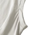 thumbnail image 3 of Amazhiyu Womens Sleeveless Athletic Crop Tops Solid Loose Cropped Tank Top Summer Casual T-Shirt, 3 of 7