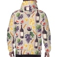 thumbnail image 5 of Hoodies for Men - Glasses Of Red Wine Long Sleeve Comfrt Men'S Fashion Hoodies & Sweatshirts, Sweatshirts for Men Hoodies Pullover Clothing Clothes with Pouch, 5 of 7