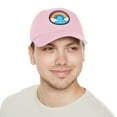 thumbnail image 5 of Rainbow Hat Cap Strap Back Dad Hat with Round Patch, 5 of 7