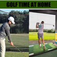 thumbnail image 2 of Red de barrera de golf ASENVER, negra, de alto impacto, 3 x 2 m, 2 of 7