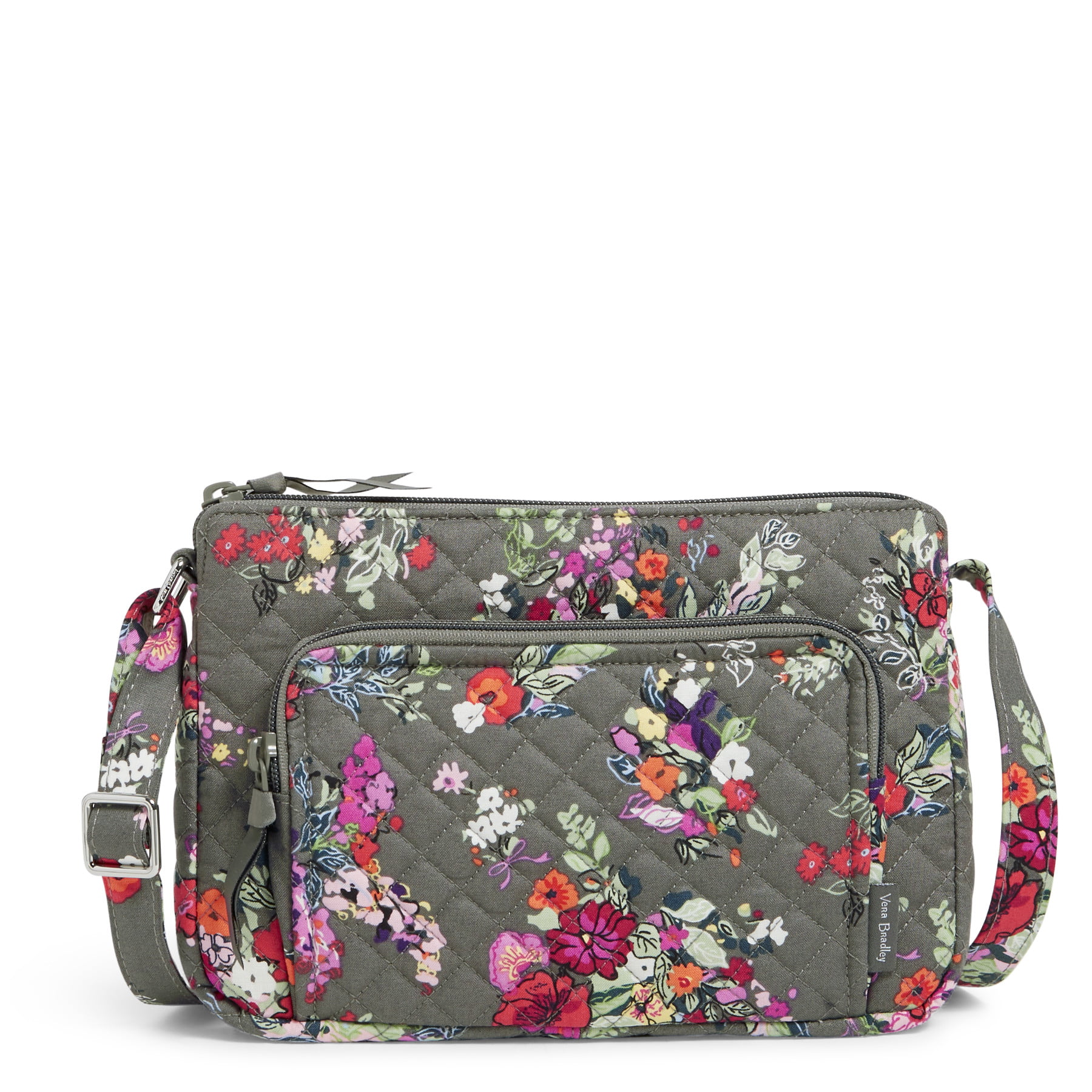 Vera Bradley Women's Recycled Cotton RFID Little Hipster Hope Blooms ...