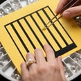 thumbnail image 2 of 3D Printed Art Ruler Grid Tool for Precise Painting Drilling and Craft Projects with Square Multiple Rectangle Design, 2 of 4