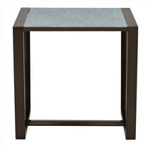 Steve Silver Mazie Eclectic 24" Square End Table, Gray