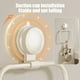 thumbnail image 5 of Toallero de aro con ventosa sin taladro - Toallero de pared de aleación de aluminio para lavabo de baño - Sin agujeros - Resistente al óxido y duradero - Acabado blanco - 1 paquete, 5 of 8