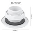 thumbnail image 3 of Plastic Material Pool Drain, Wear  Swimming Pool Nozzle, For Home Massage Garden Swimming Pool  Center Other Places Hot Spring, 3 of 8