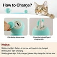 thumbnail image 5 of Pet Gravity Cat Smart Interactive Car Toy Automatic Moving Remote Mouse Indoor Kitty Ball Toys Controlled Car for Dogs Playing, 5 of 5