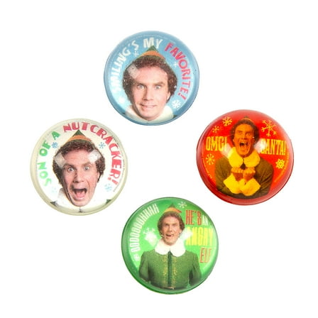 1 1/4" Mini Buddy the Elf Bouncy Balls - 24 Pieces