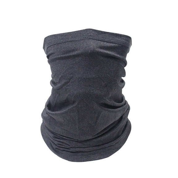 Neck Gaiters for Men UV Protection Cooling Face Mask Breathable Stretchable Bandana Scarf for Outdoor Sports Hiking Cycling Fishing Skiing,Black