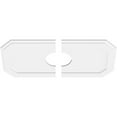 thumbnail image 2 of 32"W x 16"H x 6"ID x 11"C x 1"P Emerald Architectural Grade PVC Contemporary Ceiling Medallion, Two Piece, 2 of 11