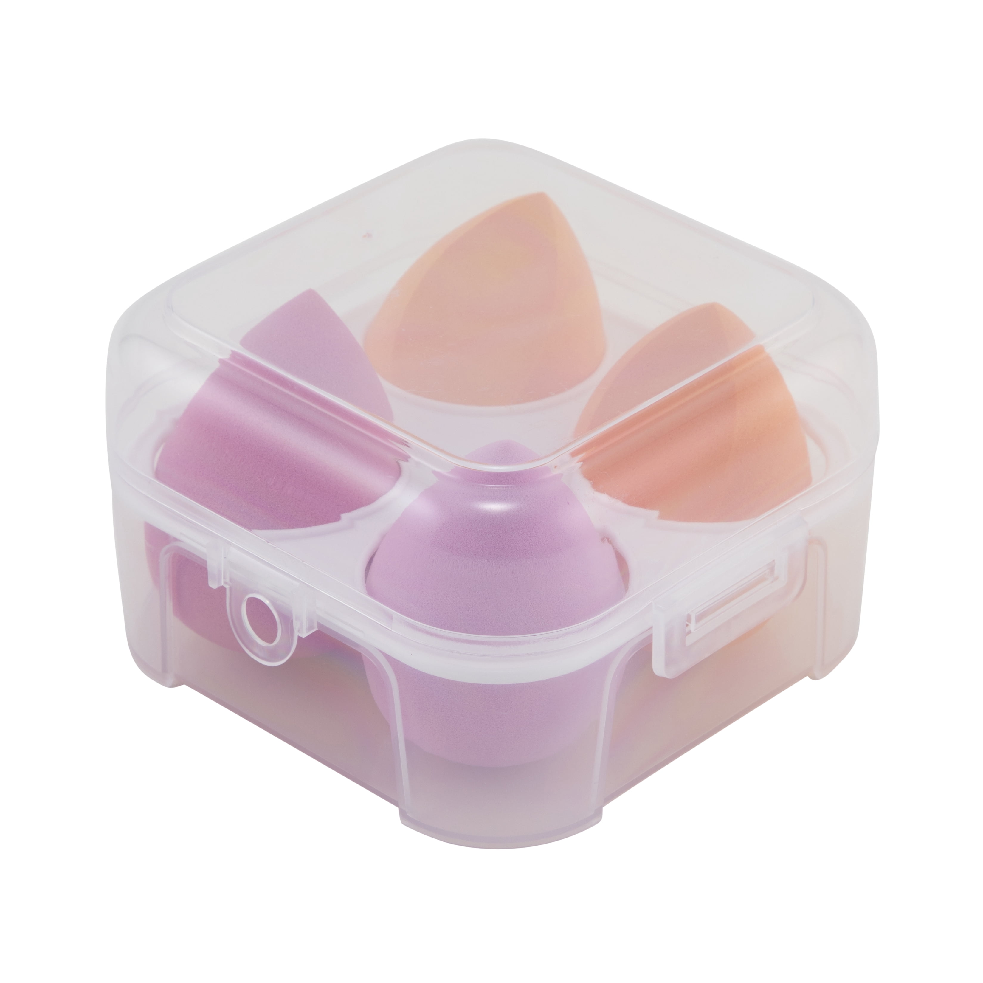 Candie Couture Cosmetic Sponges in Case 4pk Pink and Orange