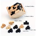 thumbnail image 4 of Building Block Cube Classical Wooden Magic Bucket 54T Lock Adult Wooden Building Block Puzzle Activity Cube Intelligence Development, 4 of 5