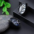 thumbnail image 3 of GFDYREE Tear Drop Design Stainless Steel Gauges for Ears Lift Tree Natural Seashell Plugs and Tunnels., 3 of 7