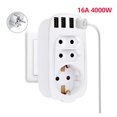 thumbnail image 2 of USB Wall Charger,With USB 7 In 1 Strip Outlet Wall USB Adapter,Multi Device Charger Organizer Compatible With Tablet And Cell Phone ,Easy to Use, 2 of 6