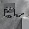 thumbnail image 3 of Soportes adhesivos para pared para de , organizador inoxidable, soporte para herramientas de peinado, estante autoadhesivo para Negro Sunnimix Soporte para secador de pelo, 3 of 8