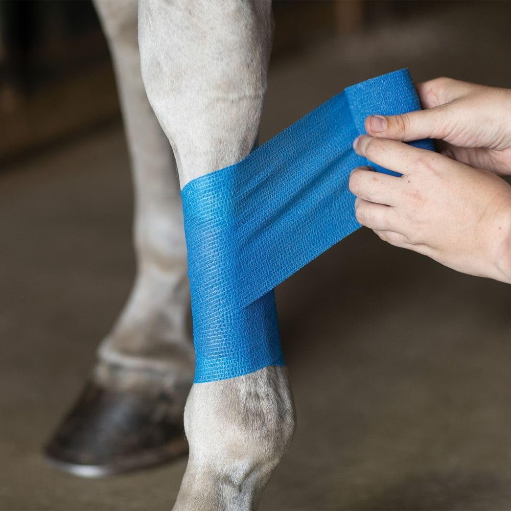 Dura-Tech Vet Flex Bandage First Aid Wrap | Pack of 18 Rolls | Color Green