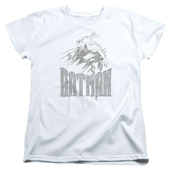 Batman - Knight Sketch - Women's Short Sleeve Shirt - Medium