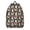 White Poodle Dog, variant on Yellow Puppy Dog Food Footprints Backpack for School,Cute School Bag,Schoolbag with Adjustable Shoulder Straps & Padded Back,15.7"x11.8"x5.5"