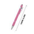 thumbnail image 3 of YANHAIGONG Stylus Pens for Touch Screens,2-in-1 Click Ball Pen, Ballpoint Pen and Slim Stylus for Universal Tablet Smartphone, Business Student Writing Ballpoint Pen, 3 of 3