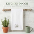 thumbnail image 2 of Unique Bargains Embroidered Pure Cotton Absorbent Towels White-2 26" x 18", 2 of 8