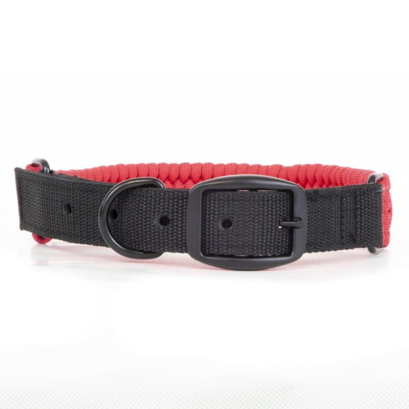 Paracord Dog Collar - Red By Sirius Survival