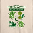 thumbnail image 3 of Instant Message - Common Green Witch Herbs - Women's French Terry Long Sleeve Pullover, 3 of 6