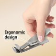 thumbnail image 4 of Nail Clippers for Thick Toenails, Ergonomic Angled Head Senior Toenail Clippers, Shirem Nail Clippers Black, 4 of 5