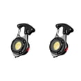 thumbnail image 2 of maskred Portable COB Keychain Flashlight Torch Waterproof Indoor for Fishing Walking black 50 x 27 x 86mm 2Set, 2 of 6