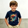 thumbnail image 1 of Chandail Garçons Col Rond T-Shirts Graphiques Vêtements Bébé Garçon Chandails Filles 12-13 Ans, 1 of 3