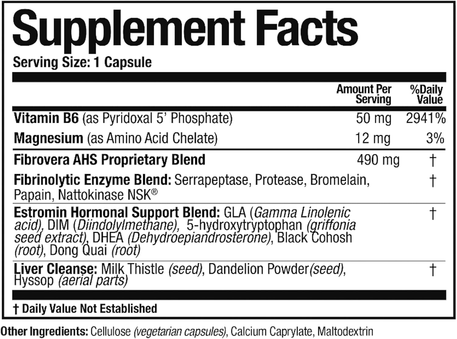Arthur Andrew Medical, Fibrovera, Women's Enzyme and Botanical Blend for Hormone Balance, 90 Capsules