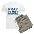 thumbnail image 6 of CafePress - Pray For Ukraine Men's Light Pajamas - Men's Light Loose Fit Cotton Pajama Set, 6 of 7