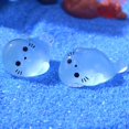thumbnail image 3 of Mini Resin Animals Cute Seals Mini Sea Creatures Tiny Aquarium#, 3 of 7
