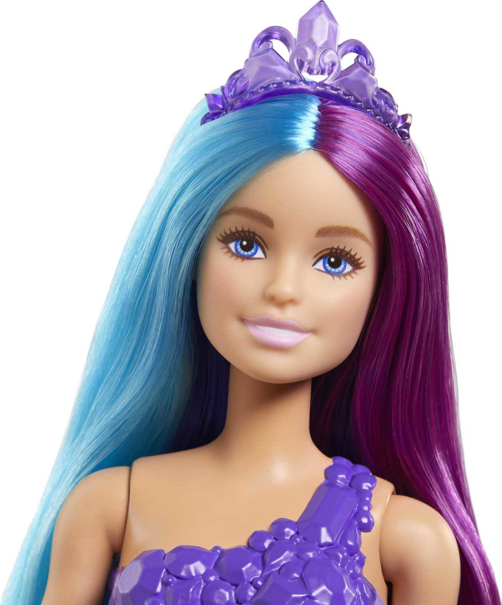 Barbie Dreamtopia Mermaid Doll with Extra-Long Fantasy Hair and Styling Accessories - image 3 of 6