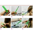 thumbnail image 4 of Rizadores de pelo sin calor, rulos espirales con gancho para cabello largo, kit de peinado con calor de 40 piezas y 56 cm (22 pulgadas), 4 of 5