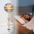 thumbnail image 4 of Non-Ticking Silent Wall Clocks Battery Operated Personalized Decor Clock for Living Room,Bedroom-The Sun Sets Over The Ocean Casting Warm Hues Across The Sky(10inch), 4 of 4