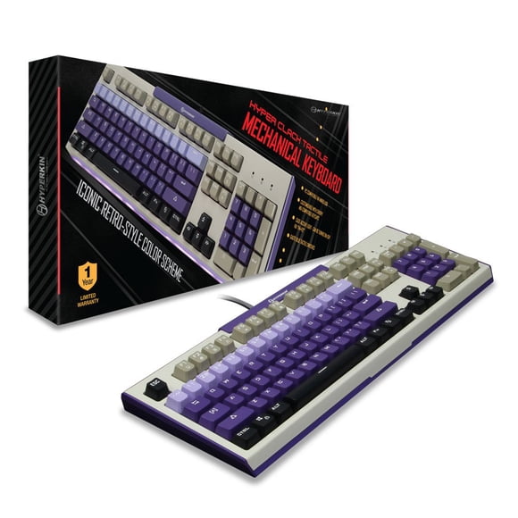 Teclado mecánico Hyperkin Hyper Clack con switches azules