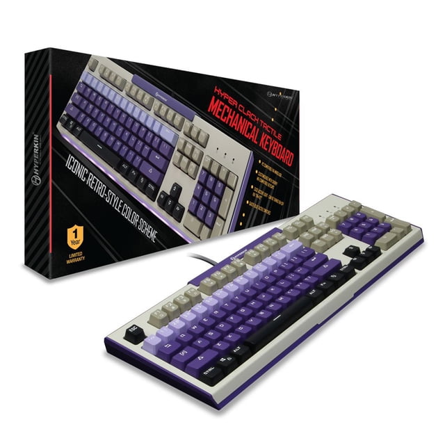 Teclado mecánico Hyperkin Hyper Clack con switches azules