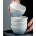 thumbnail image 6 of Large Cereal Bowls Set, Soup Bowls Microwave Safe, Rice Bowls, Breakfast Bowls, Ceramic Cereal Bowls-blue and white-Set of 2, 6 of 7