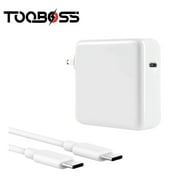 MacBook Pro Charger USB C Power Adapter,Compatible with MacBook Air MacBook Pro 16/15/14/13 inch [2020-2024], M1 M2 M3 Laptop for Pad Pro and All USB C Devices, (7.2ft/2.2m)USB C to C Cable feet