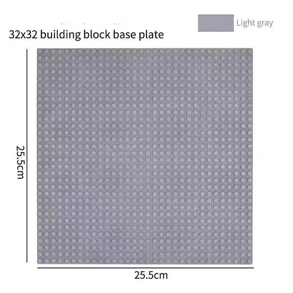Baseplate Base Plates Building Blocks 32 x 32 Dots Compatible for LEGO Boards