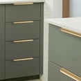 thumbnail image 3 of Kitchen Cabinet Door Handles Cupboard Drawer Concealed Finger Edge Gold Pull, 3 of 4