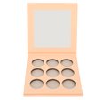 thumbnail image 1 of Caja De Sombra De Ojos Vacía, Portátil, 9 Compartimentos, Resistente Al Agua, Bricolaje, Paleta De Maquillaje Vacía, Contenedor De ABS Para Tienda De Cosméticos Para ANGGREK Empty Makeup Palette, 1 of 8