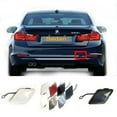 thumbnail image 1 of Trimla Rear Tow Cover for 12-15 BMW 3 Series F30 Base Sedan fit 316d 318dX 320iX 328dX 328iX 330dX 335dX 335iX 2012 2013 2014 2015 Bumper Hook Eye Towing Cap 51127312748, 1 of 5