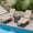Beige, variant on Crestlive Products Outdoor Chaise Lounge Cushion Set of 2, Modern Patio Pool Chair Pads with Head Pillow & Side Storage Pockets, 72"x21", Beige