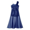 thumbnail image 6 of Alvivi Kids Girls Shiny Party Dress Sequin Lace Jumpsuit Overlay Romper 6-16, 6 of 7