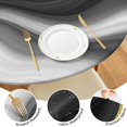 thumbnail image 4 of Black Marble Gold Wave Pattern Round Fitted Tablecloth with Elastic Edge,Dining Table Cover Waterproof,Outdoor Round Tablecloth for Camping,Dining,Indoor and Outdoor, 4 of 7