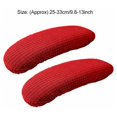 thumbnail image 4 of Black-1 Pair Polyester Armrest Covers for Office Chair - Removable, Elastic, Washable and Waterproof, 4 of 5